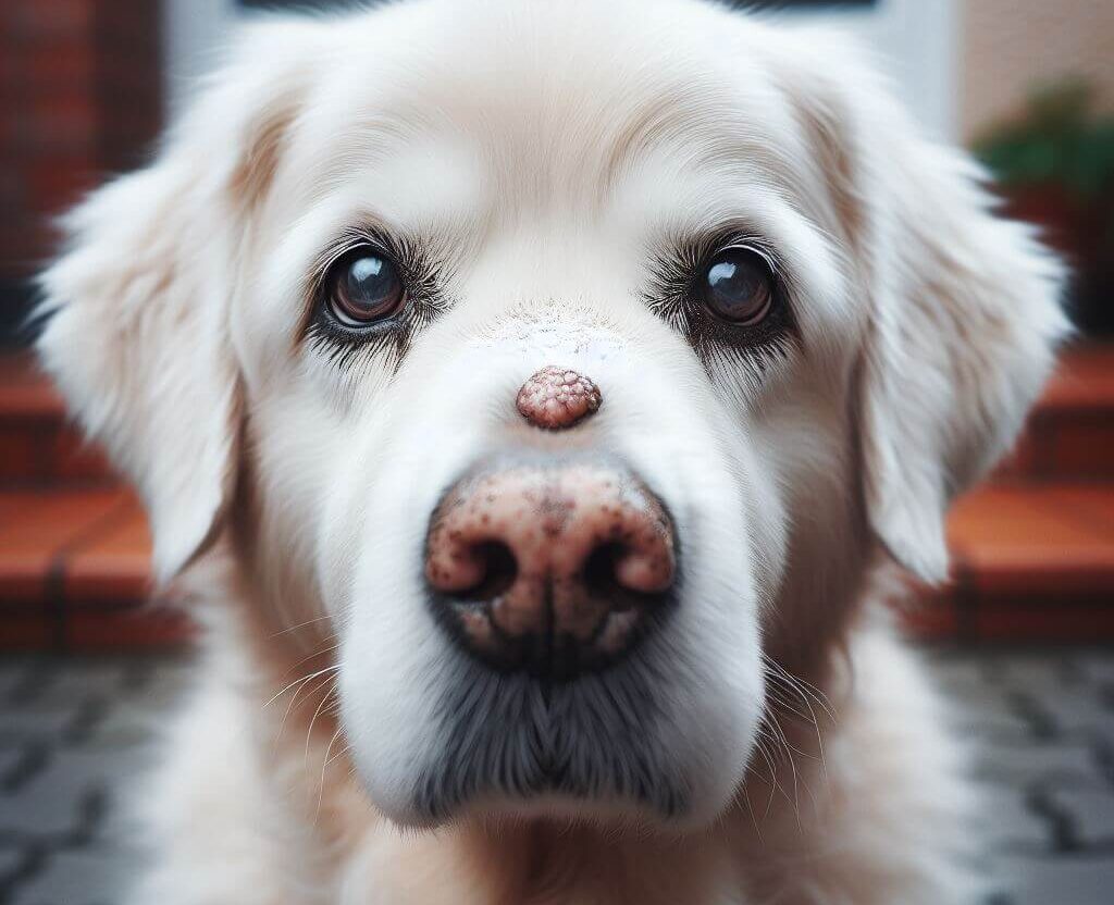 Senior Dog With A Wart - Golden Years Paws