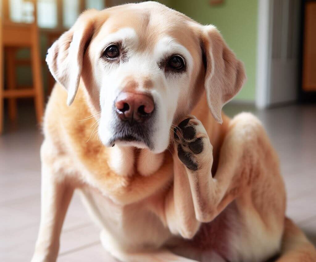 Senior lab itching - Golden Years Paws